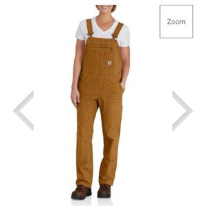 Carhartt women’s overall bibs - small